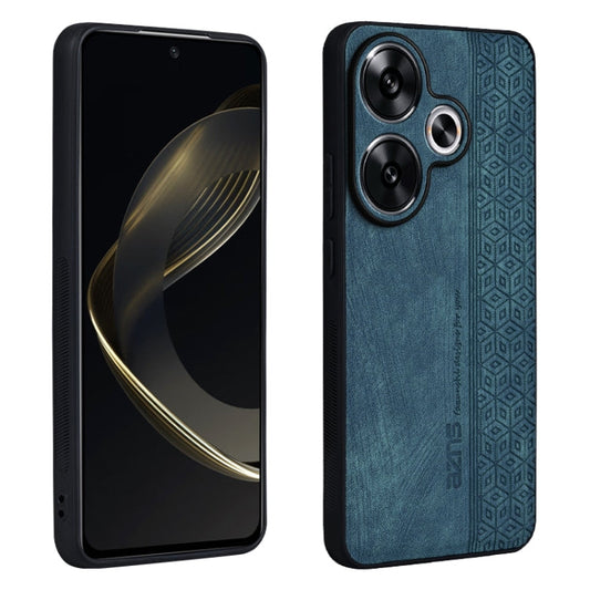 For Xiaomi Redmi Turbo 3 AZNS 3D Embossed Skin Feel Phone Case(Dark Green)