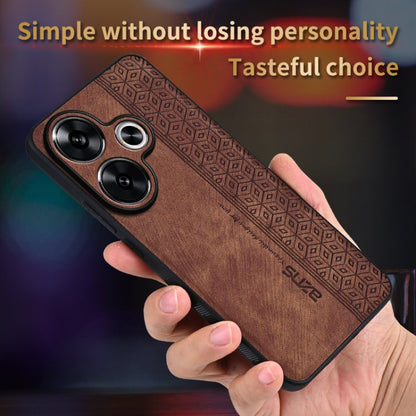 For Xiaomi Redmi Turbo 3 AZNS 3D Embossed Skin Feel Phone Case(Purple)