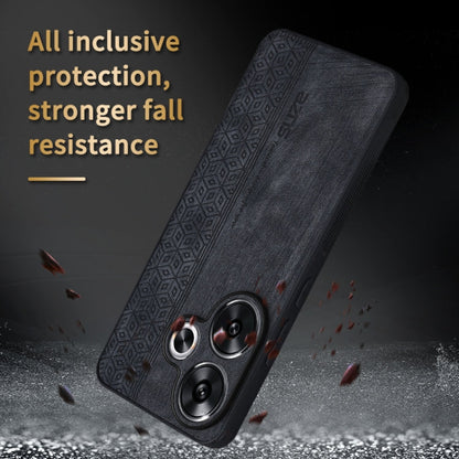 For Xiaomi Redmi Turbo 3 AZNS 3D Embossed Skin Feel Phone Case(Brown)