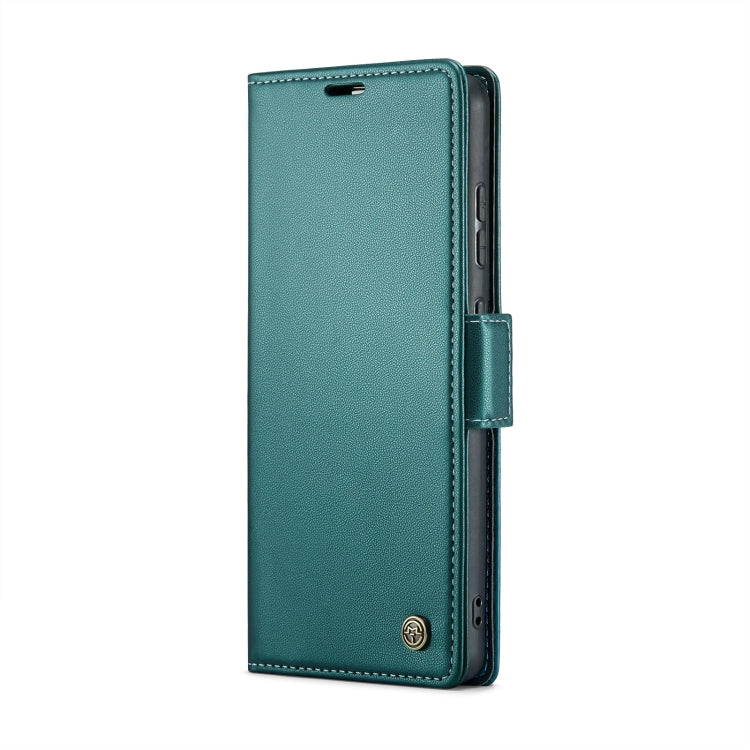 For Samsung Galaxy A52/A52s 5G CaseMe 023 Butterfly Buckle Litchi Texture RFID Anti-theft Leather Phone Case(Pearly Blue)