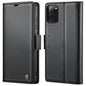 For Samsung Galaxy S20 FE CaseMe 023 Butterfly Buckle Litchi Texture RFID Anti-theft Leather Phone Case(Black)