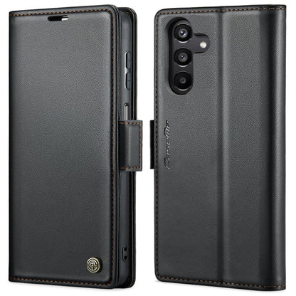 For Samsung Galaxy A15 4G/5G CaseMe 023 Butterfly Buckle Litchi Texture RFID Anti-theft Leather Phone Case(Black)