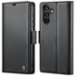 For Samsung Galaxy A15 4G/5G CaseMe 023 Butterfly Buckle Litchi Texture RFID Anti-theft Leather Phone Case(Black)