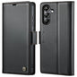 For Samsung Galaxy A05s CaseMe 023 Butterfly Buckle Litchi Texture RFID Anti-theft Leather Phone Case(Black)