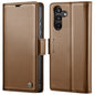 Pour Samsung Galaxy A35 5G Étui Caseme 023 Boucle Papillon Texture Litchi RFID Antivol Étui en Cuir pour Téléphone (Marron)