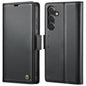 For Samsung Galaxy A55 CaseMe 023 Butterfly Buckle Litchi Texture RFID Anti-theft Leather Phone Case(Black)
