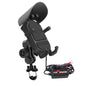 WUPP CS-1848B2 15W Motorcycle Wireless Fast Charging Phone Navigation Holder, Style:Handlebars