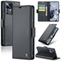 For Xiaomi 12T /12T Pro/Redmi K50 Ultra CaseMe 023 Butterfly Buckle Litchi Texture RFID Anti-theft Leather Phone Case(Black)