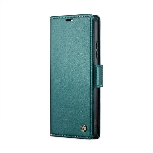 For Xiaomi 14 CaseMe 023 Butterfly Buckle Litchi Texture RFID Anti-theft Leather Phone Case(Pearly Blue)
