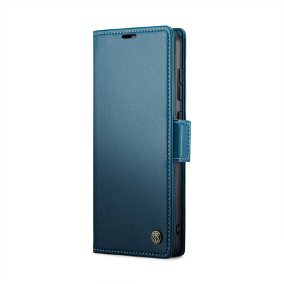 For Xiaomi Poco X6 Pro 5G/Redmi K70E 5G CaseMe 023 Butterfly Buckle Litchi Texture RFID Anti-theft Leather Phone Case(Blue)