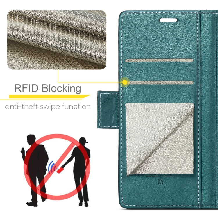 For Xiaomi Poco X6 Pro 5G/Redmi K70E 5G CaseMe 023 Butterfly Buckle Litchi Texture RFID Anti-theft Leather Phone Case(Pearly Blue)
