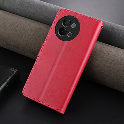 For vivo S18e AZNS Sheepskin Texture Flip Leather Phone Case(Red)