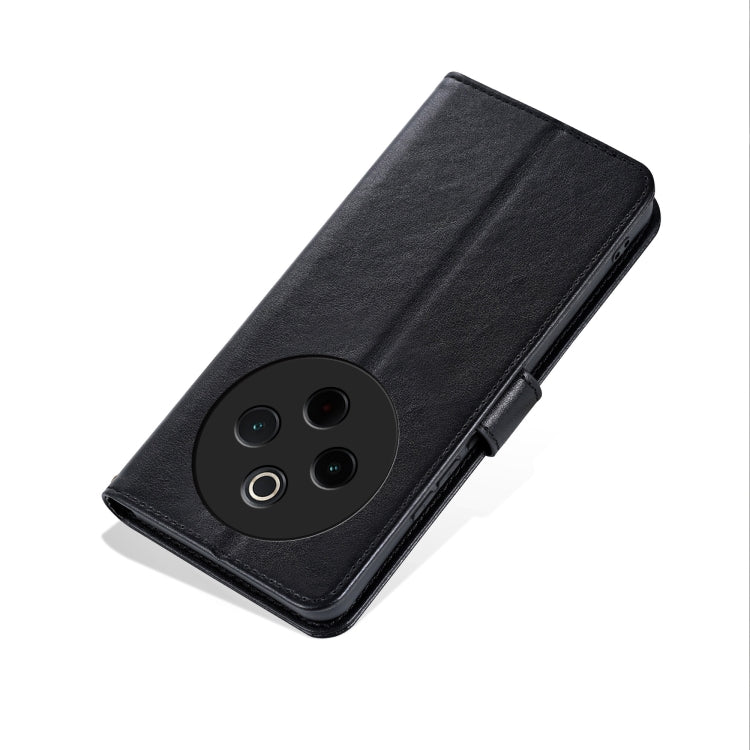 For vivo Y300 Pro AZNS Sheepskin Texture Flip Leather Phone Case(Black)
