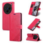 For vivo X200 AZNS Sheepskin Texture Flip Leather Phone Case(Red)
