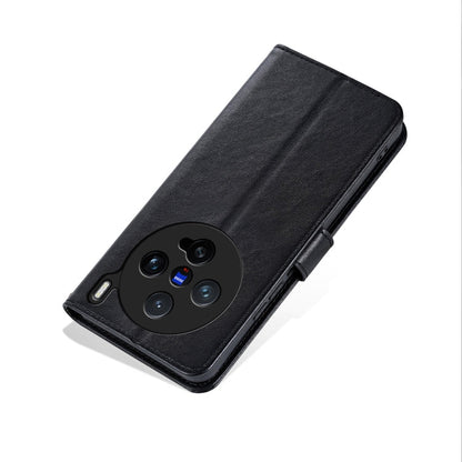For vivo X200 Pro mini AZNS Sheepskin Texture Flip Leather Phone Case(Black)