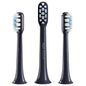 Original Xiaomi Mijia 3pcs Brush Head Standard Type for Sonic Electric Toothbrush T301 / T302(Black)