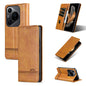 For Huawei Pura 70 Pro / 70 Pro+ AZNS Magnetic Calf Texture Flip Leather Phone Case(Light Brown)
