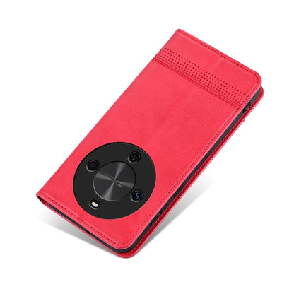 For Huawei Maimang 30 AZNS Magnetic Calf Texture Flip Leather Phone Case(Red)