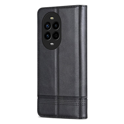 For Huawei nova 13 Pro AZNS Magnetic Calf Texture Flip Leather Phone Case(Black)