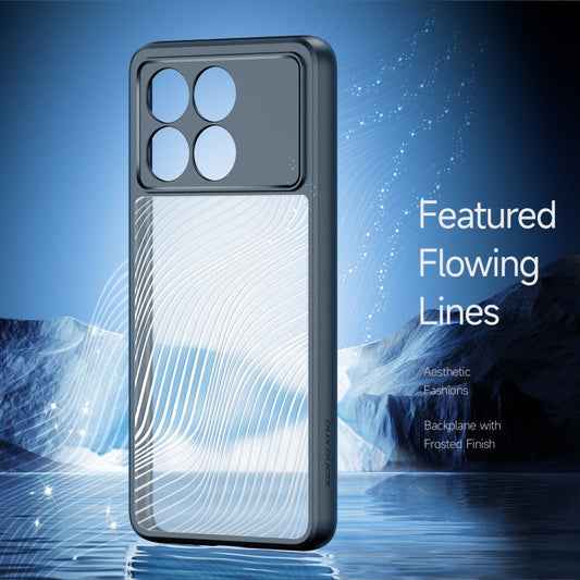For Xiaomi Poco F6 Pro 5G DUX DUCIS Aimo Series TPU + PC Frosted Feel Phone Case(Black)