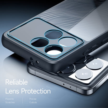 For Xiaomi Poco F6 Pro 5G DUX DUCIS Aimo Series TPU + PC Frosted Feel Phone Case(Black)