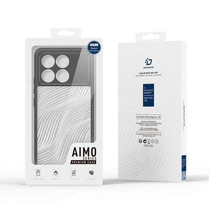 For Xiaomi Poco F6 Pro 5G DUX DUCIS Aimo Series TPU + PC Frosted Feel Phone Case(Black)