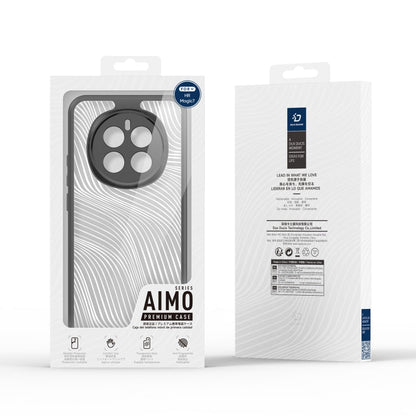 Pour Honor Magic7 Coque de Téléphone DUX DUCIS Série Aimo en TPU + PC avec Sensation Givrée (Noir)