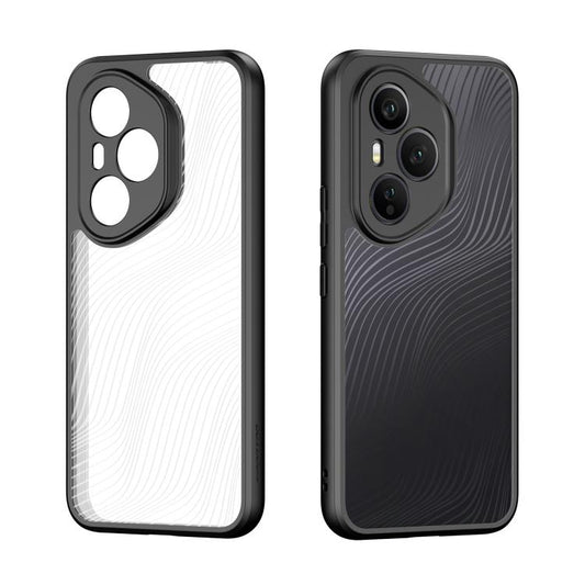 For Honor 400 Pro Global 160.8mm DUX DUCIS Aimo Series TPU + PC Frosted Feel Phone Case(Black)