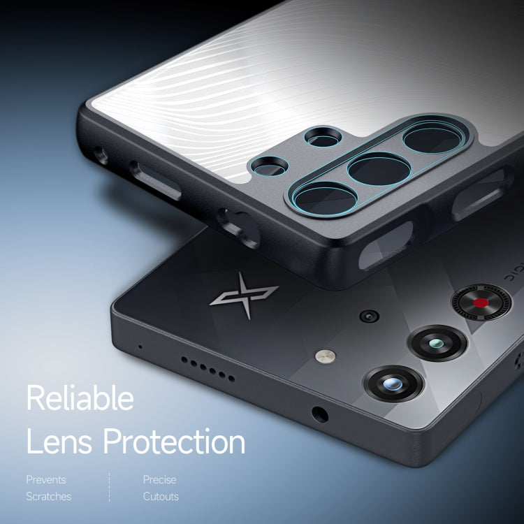 For ZTE nubia Red Magic 10 Pro / 10 Pro+ DUX DUCIS Aimo Series TPU + PC Frosted Feel Phone Case(Black)