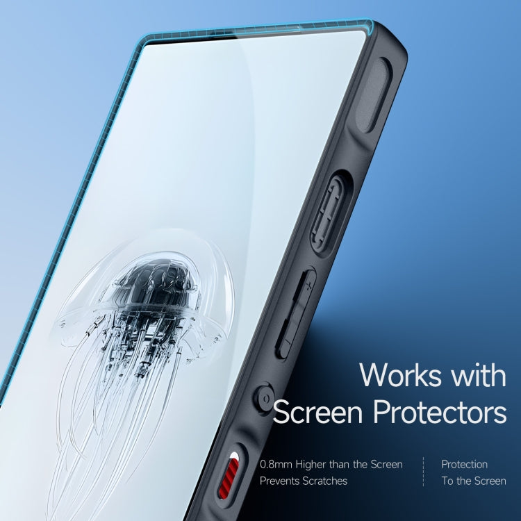 For ZTE nubia Red Magic 10 Pro / 10 Pro+ DUX DUCIS Aimo Series TPU + PC Frosted Feel Phone Case(Black)