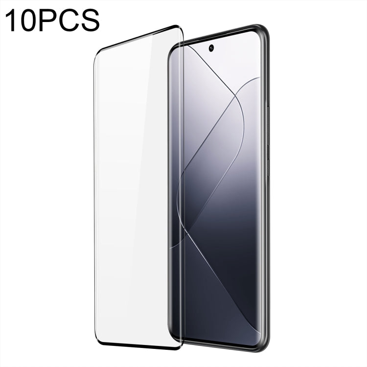 Pour Xiaomi 14 Pro 10pcs DUX DUCIS Film en verre trempé 9H 0,33mm en alumine moyenne