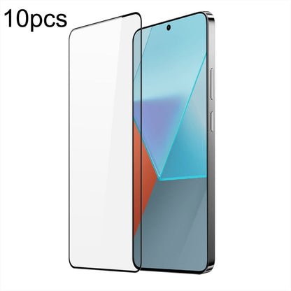 Pour Xiaomi Redmi Note 13 4G 10pcs DUX DUCIS Film en verre trempé 0.33mm 9H en alumine moyenne
