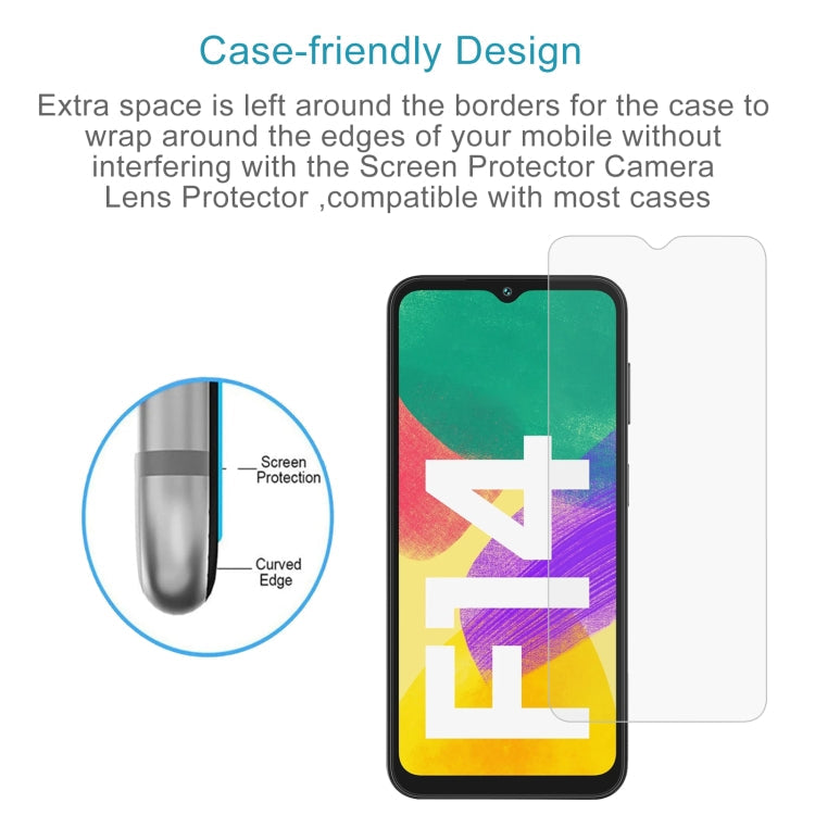 For Samsung Galaxy F14 4G 0.26mm 9H 2.5D Tempered Glass Film