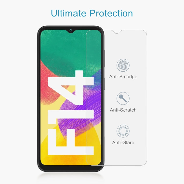 For Samsung Galaxy F14 4G 0.26mm 9H 2.5D Tempered Glass Film