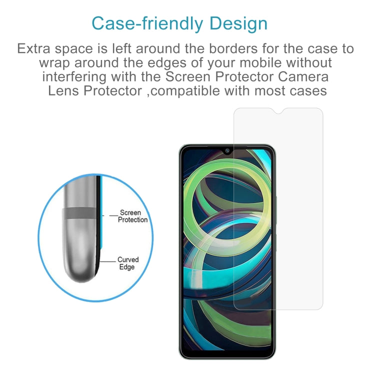For Xiaomi Redmi A3 / Poco C61 0.26mm 9H 2.5D Tempered Glass Film