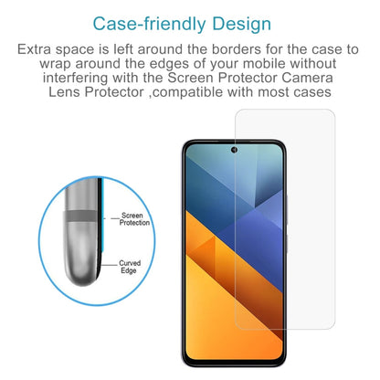 For Xiaomi Poco M6 4G 0.26mm 9H 2.5D Tempered Glass Film