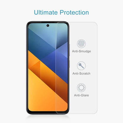 For Xiaomi Poco M6 4G 0.26mm 9H 2.5D Tempered Glass Film