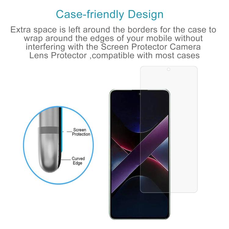For Xiaomi Poco X7 Pro 0.26mm 9H 2.5D Tempered Glass Film