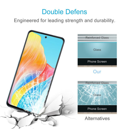 For OPPO A98 / A58 4G 0.26mm 9H 2.5D Tempered Glass Film