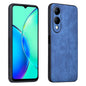 For vivo Y17S AZNS 3D Embossed Skin Feel Phone Case(Sapphire Blue)