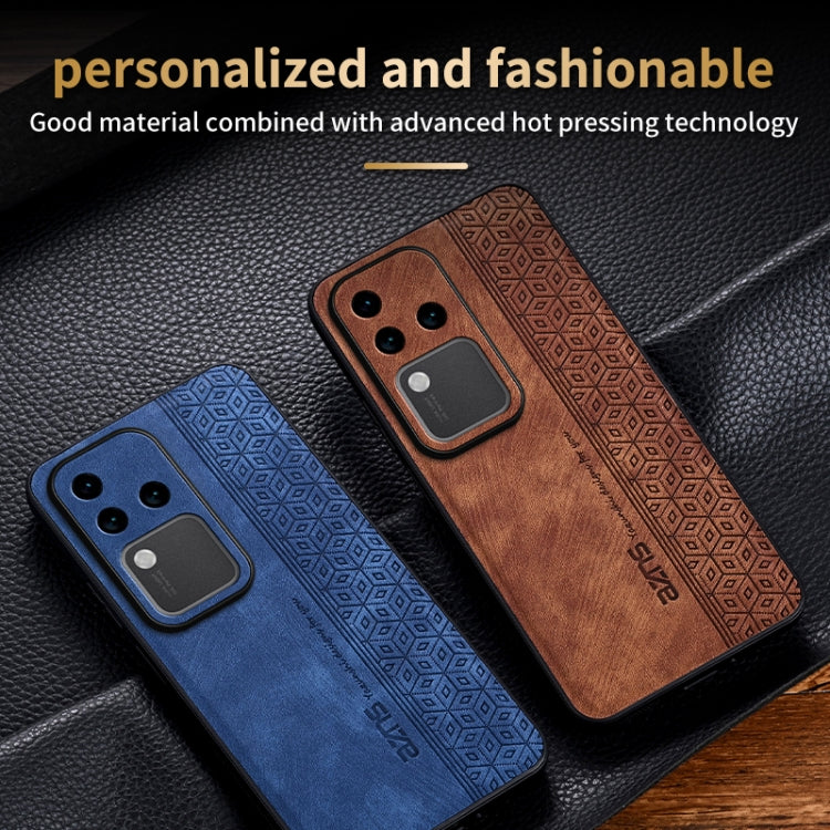 For vivo S18 Pro AZNS 3D Embossed Skin Feel Phone Case(Black)