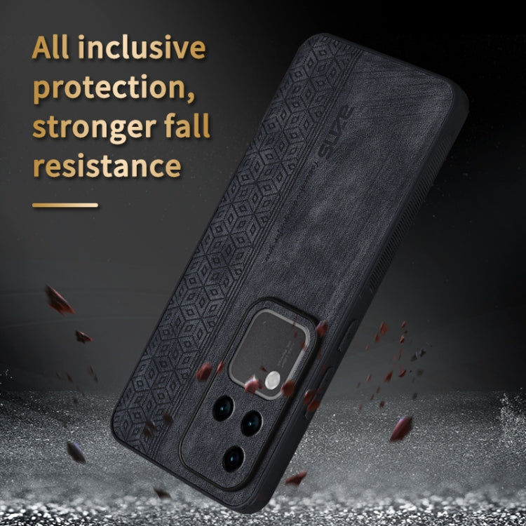 For vivo S18 Pro AZNS 3D Embossed Skin Feel Phone Case(Black)