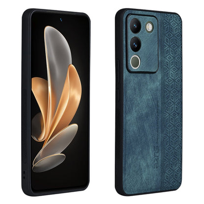 For vivo V29e 5G / Y200 5G AZNS 3D Embossed Skin Feel Phone Case(Dark Green)