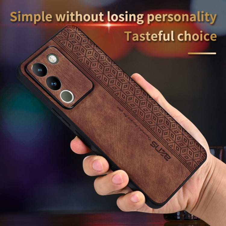 For vivo V29e 5G / Y200 5G AZNS 3D Embossed Skin Feel Phone Case(Sapphire Blue)
