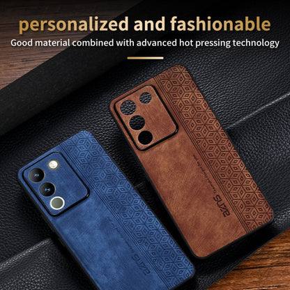 For vivo V29e 5G / Y200 5G AZNS 3D Embossed Skin Feel Phone Case(Sapphire Blue)