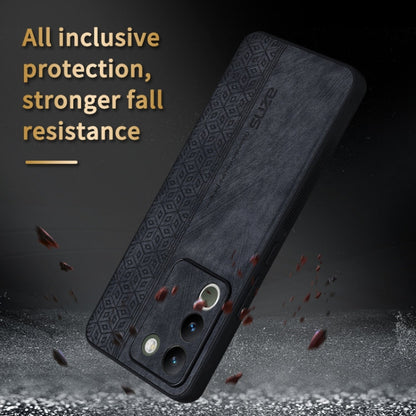 For vivo V29e 5G / Y200 5G AZNS 3D Embossed Skin Feel Phone Case(Sapphire Blue)