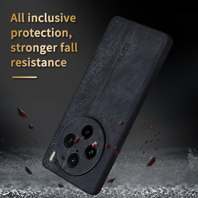 Pour étui de téléphone vivo X100 Pro AZNS avec motif 3D (marron)