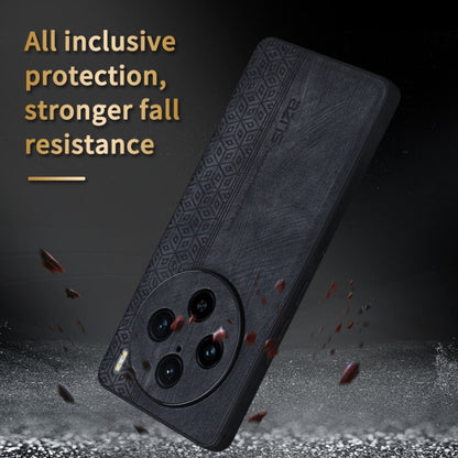 Pour étui de téléphone vivo X100 Pro AZNS avec motif 3D (marron)