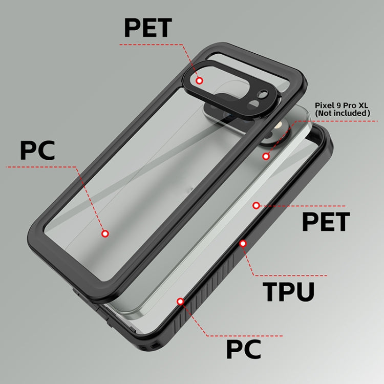For Google Pixel 9 Pro XL RedPepper Shockproof IP68 Waterproof PC + TPU Protective Case(Black)