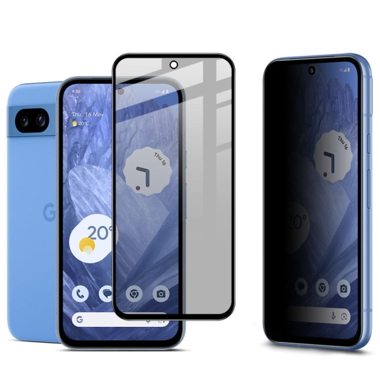 For Google Pixel 8a imak HD Full Screen Anti-spy Tempered Glass Protective Film